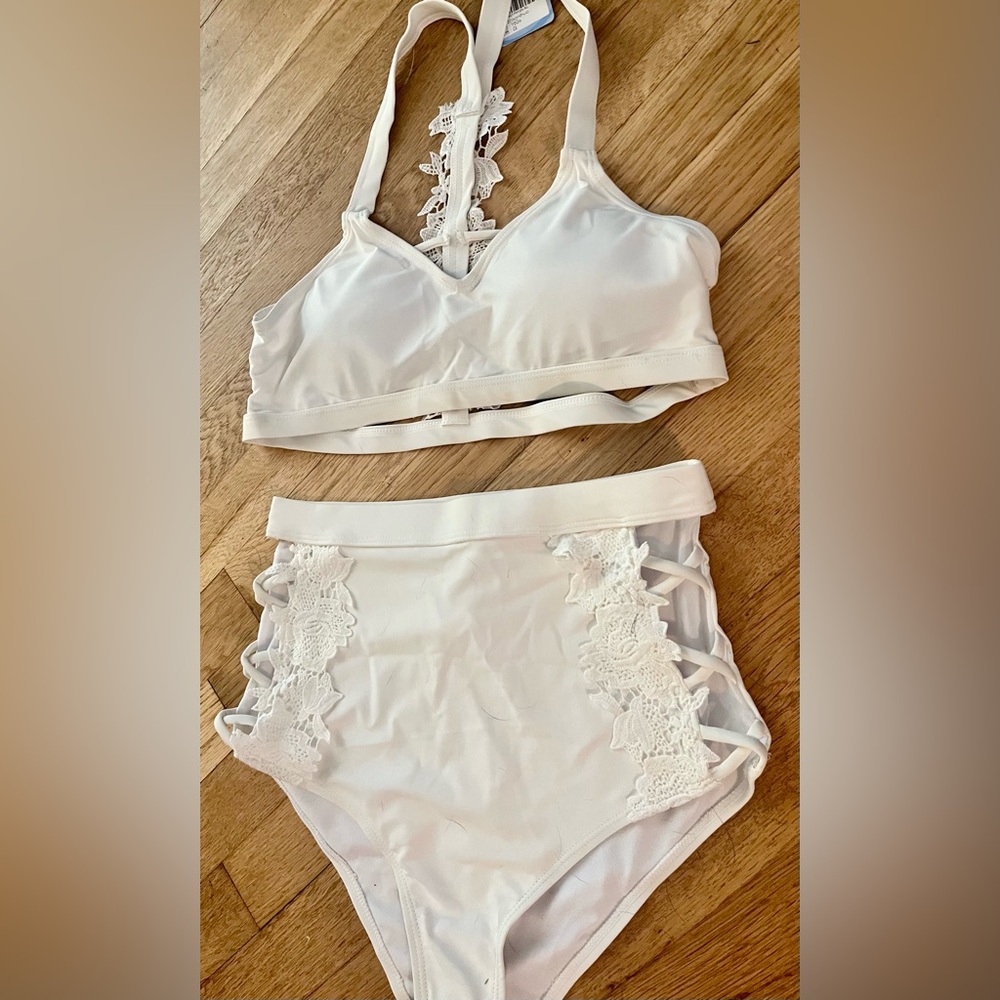 NEW High-waist “Bridal” Bikini - GORG!